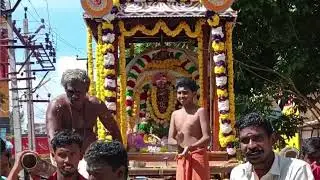#வாசுதேவநல்லூர் ஸ்ரீ சேனை விநாயகர் திருவாதிரை முன்னிட்டு கூத்தப்பெருமாள் சக்கர வீதி உலா நடைபெற்றது