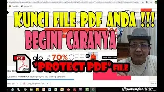 CARA MENGUNCI FILE PDF  (HOW TO PROTECT PDF FILE)