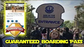 Boarding Pass For Rise Of The Resistance At Disney's Hollywood Studios!