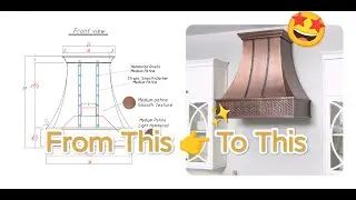 How We Brings Your Vision To Life! RangeHoodMaster Antique Copper Hood