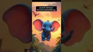 రెక్కల ఏనుగు  చేసేయండి ..!#kushitvcartoons #telugu #ai #technology #elephant #kids #stories #yt