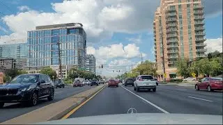 Driving from White Oak to North Bethesda, Maryland 🚗 | Scenic Suburban Route via MD-650 & I-495 🇺🇸