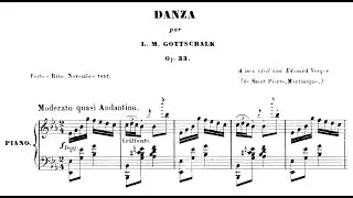 Louis Moreau Gottschalk - Danza, Op. 33