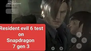 Resident evil 6 test on Snapdragon 7 gen 3 sudachi emulator