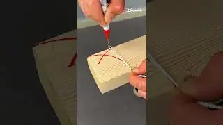 Easy 30&deg; Angle Mark #easy #mark #diy #wood