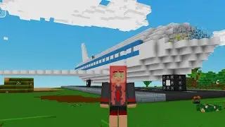 Keren Banget !🥰 membangun pesawat buat touring #minecraft #craftworld #kelektv 