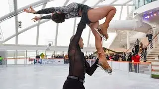Auf AIDAprima eröffnet Hamburgs höchste Eisbahn - in Kooperation mit HOLIDAY ON ICE