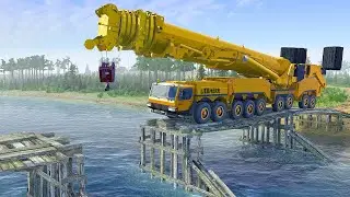 MOST FEARED Bridges Are Actually VERY Dangerous For Drivers - Spintires Mudrunner 2018