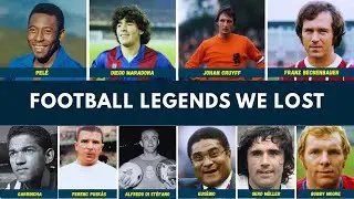 Football Legends We Lost | Heartfelt Tributes 💔