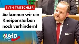 So k&ouml;nnen wir ein Kneipensterben noch verhindern! &ndash; Sven Tritschler (AfD)