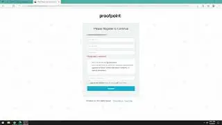 ProofPoint Encrypted Email Registration