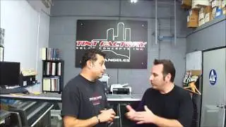 Обсуждение пленок для тонировки окон с Фрэнком Гарридо из компании Tint Factory.