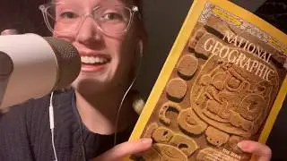Friend Shows You Vintage Nat Geo Magazines ASMR