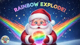 🎅✨ Радужный взрыв Санты &ndash; волшебный рождественский взрыв красок для детей! 🌈❄️
