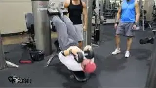 Weighted Sit Ups Decline Bench Fighter Training ~ workout 1