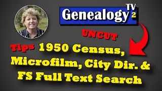 1950 Census Info - Marriage License - City Directories