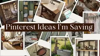 Pinterest Inspiration | Home Ideas I&rsquo;m Saving + Estate Sale Lamp DIY #homedecorideas 