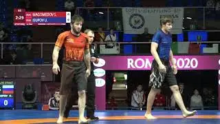 1/4 Men's GP No-Gi - 84 kg: S. MAGOMEDOV (RUS) v. U. ISUPOV (RUS)