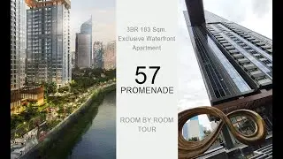 57 Promenade Jakarta Room-by-Room Tour 183 sqm Exclusive 3BR Apartment - Waterfront Panoramic