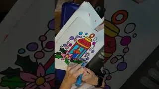 Silent Live Coloring In  Bold & Easy Cozy Chrisrmas Color By Number Sachin Sachdeva Book