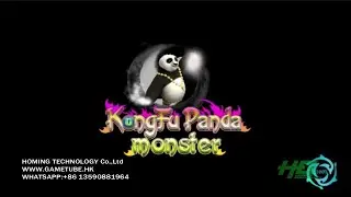 Taiwan Game KongFu Panda Fishing Game,KongFu Panda Monster Fish Game Machine For Sale