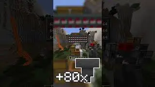 Unloading shulker boxes at light speed #minecraft  #storage #storagesystem
