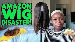 I Tried The Worst Rated Wig//AMAZON WIG REVIEW#funny