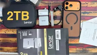 The Lexar Professional Go Portable SSD 2TB Unboxing - Works with iPhone 17 Pro Max like a charm