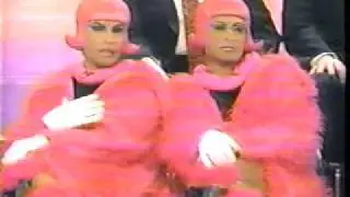 Geraldo Rivera 4/4 The Fabulous Wonder Twins, Lady Gaga Fashion Drag Queen Twins