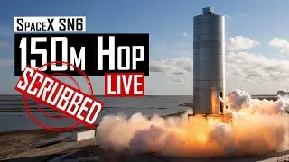 Испытательный полёт SpaceX Starship SN6 на высоту 150 м 🔴 в прямом эфире [30 АВГУСТА]