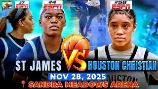 ⛹🏽&zwj;♀️ St James vs Houston Christian   4K