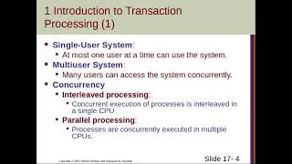 Concurrency control and recovery in dbms