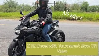 Kawasaki Z H2 Decel with Turbosmart Blow Off Valve