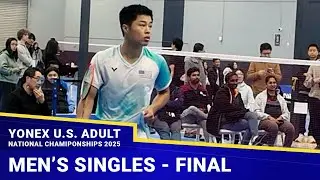 Yonex US National Championships | MS | Final | Joshua yang vs Garret Tan