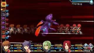 Trails of Azure - Randy and Lloyd BURNING RAGE Combination Craft - The Legend of Heroes Ao no Kiseki