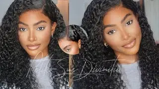 EASY GLUELESS INSTALL 9x6 SWISS Lace closure Burmese Curly wig ft. Afsisterwig|PETITE-SUE DIVINITII