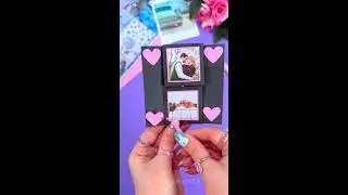 DIY - Endless Love Card - Valentine's Day Card -Mini Photo Album #shorts #youtubeshorts