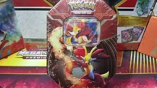 Pokemon Delphox EX Kalos Power Tin Opening ! Epic Full Art