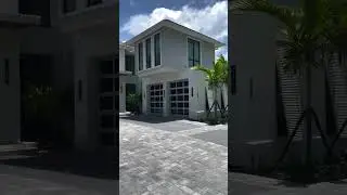 Custom Mahogany Pivot Door #floridarealestate  #luxurydesign