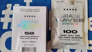 baseball card room cleanup pt.2  penny sleeve & card shield review