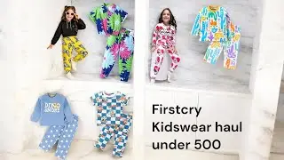 FirstCry Kids Clothes Haul 👕👗 | Under ₹500 Trendy & Cute Outfits | Budget Shopping