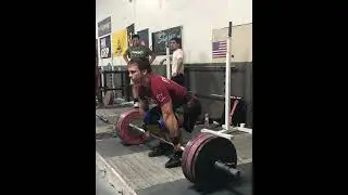 141kg Clean at the USAW coaching seminar at CalStrength