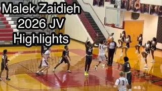 Malek Zaidieh 2026 JV Highlights