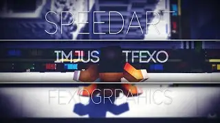 ImJustFexo :: Speedart :: Minecraft 3D World Banner/Wallpaper (With Download)