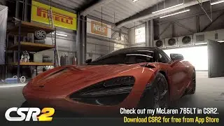 【CSR2】McLaren 765LT, shift & tune for 7.24x