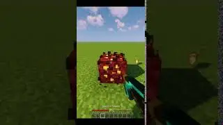 Breaking Nether Gold Ore in Minecraft #shorts