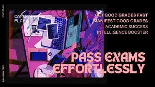 LOFI STUDY MUSIC 1 HR SUBLIMINAL - Boost Intelligence - Manifest good grades, study, relax, chill