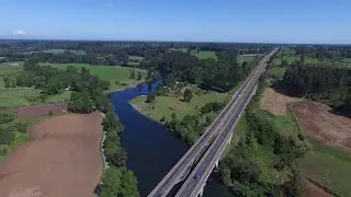 Cile Los Lagos - Autostrada tra Rio Bueno e Puerto Montt