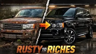 ASMR Car Restoration! Full Restoration 2008 Range Rover Sport Total Disrepair &rarr; New (black)
