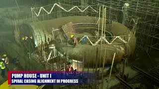 Kaleshwaram: Work Progress of Package 12 Pump House and Delivery Cistern | MEIL